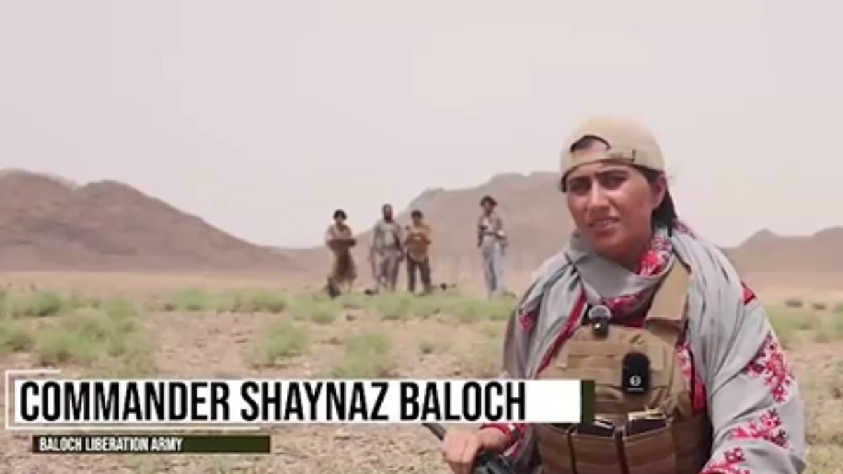 Baloch militant group releases first-ever video featuring female commander