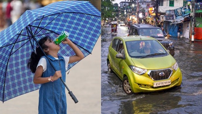 India splits into two weather worlds on May 23: searing heatwaves above 45 degrees Celsius in the north, and heavy thunderstorms in the south and northeast. (Photo: PTI) India splits into two weather worlds on May 23: searing heatwaves above 45 degrees Celsius in the north, and heavy thunderstorms in the south and northeast. (Photo: PTI)