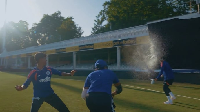 India Women had a unique training drill before the England T20Is. Courtesy: BCCI Women screengrab India Women