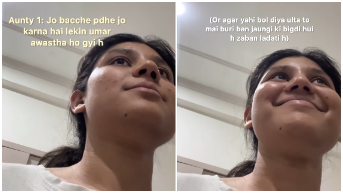 Indian woman silently records relatives pressuring her to marry at 25 