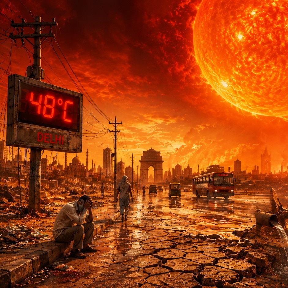 India's heatwave broke the planet's hottest city list. All 98 of them were in one country?