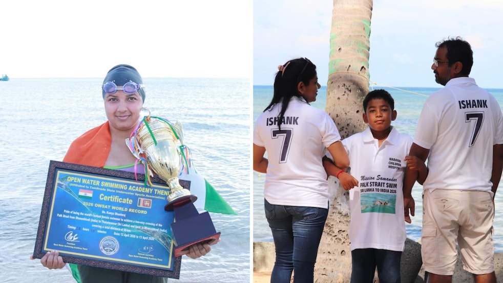 India’s young open-water swimmers