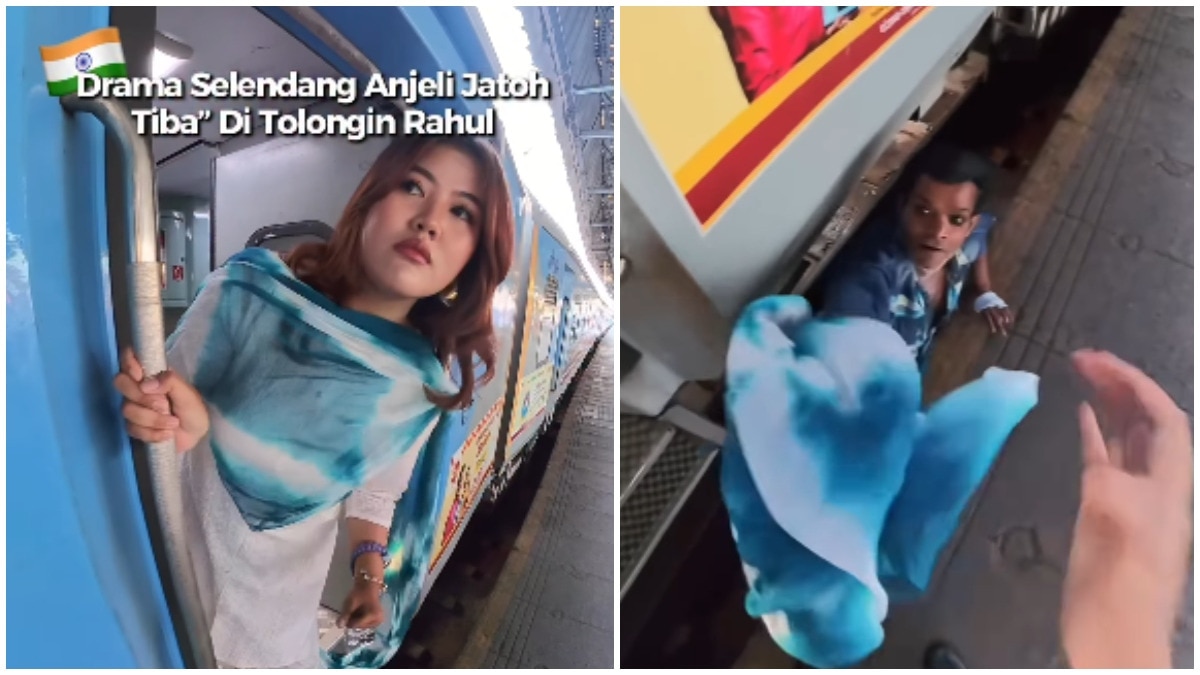 Indonesian woman's filmy dupatta moment with Delhi man makes 52 million smile