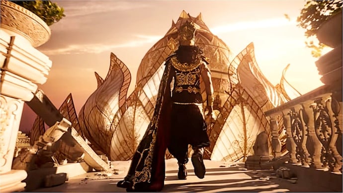 Yash shoots the swayamvar scene of Ramayana (Photo: Video screenshot) Inside Ramayan: Yash shoots Ravana's Shiva Dhanush moment on the huge swayamvar set
