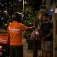 Instamart delivering groceries late at night. Instamart delivering groceries late at night.
