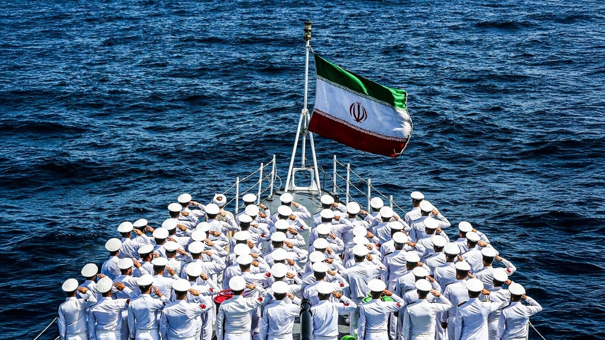Iran still has a navy in the Caspian Sea. It's where America can't look