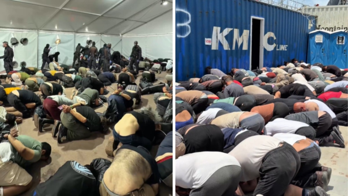 Israeli police make Gaza flotilla activists kneel with hands tied, sparks outcry