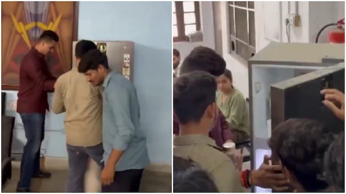 Jaipur students stage unique protest over drinking water shortage using HOD's fridge