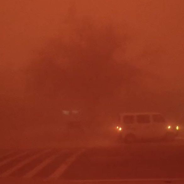 Watch: Massive sandstorm turns skies an apocalyptic red in Jaisalmer