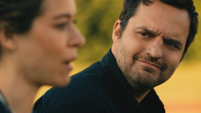Jake Johnson is currently seen in Maximum Pleasure Guaranteed.(Credit: Apple TV) Jake Johnson