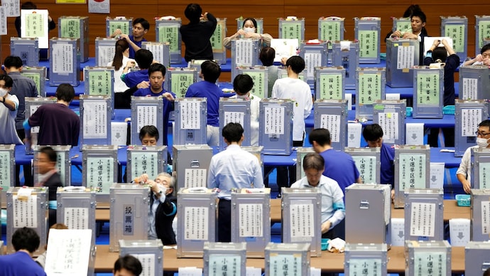 Japan runs elections very differently from India. Campaigns last just days, door-to-door canvassing is restricted, and posters are tightly controlled. (Photo: Reuters) Japan election system: Rules, spending, posters, and campaign explained