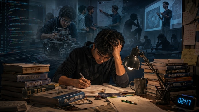 They spent years mastering Physics, Chemistry and Maths to crack JEE. But once college began, many engineering students realised nobody had prepared them for the more important skills. (AI-generated image) JEE preparation tips: Skills engineering students wish they learnt before college