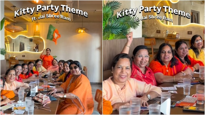 A Kolkata cafe has hosted a Jai Shree Ram themed kitty party. (Photo: Instagram) jsr