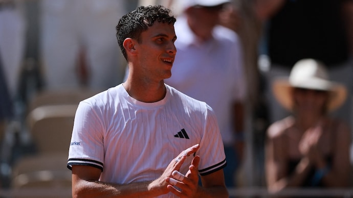 Juan Manuel Cerundolo beat Jannik Sinner on Thursday. Courtesy: Reuters Juan Manuel Cerundolo