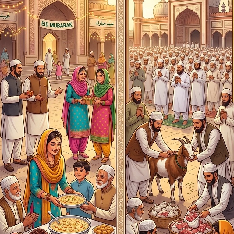 Why are Bakrid and Eid-al-Fitr celebrated differently? Key details explained