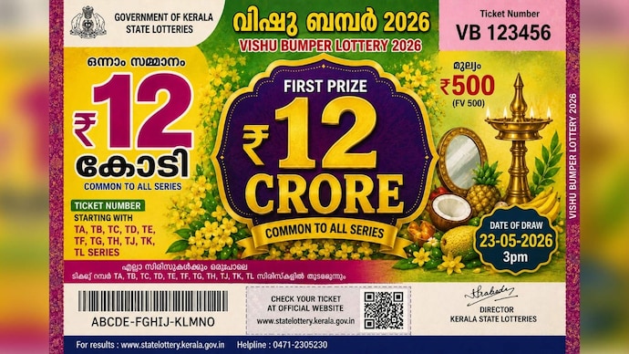 Ponnan, a roadside lottery seller, said when he brought tickets for selling them, he purchased one for himself and it turned out to be lucky. (AI-generated image)