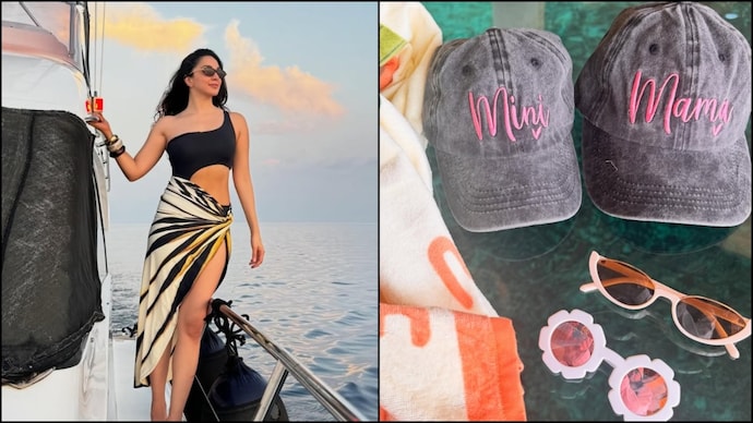 Kiara Advani shares sun-kissed pictures with Sidharth Malhotra, daughter Saraiyah. (Photo courtesy: Instagram/Kiara Advani) Kiara Advani