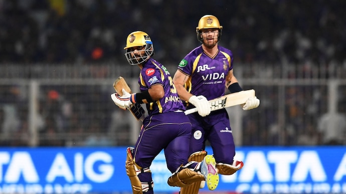 KKR vs GT: Finn Allen talks about how Ajinkya Rahane and KKR's staff helped turn things around. (Image: Reuters) KKR vs GT