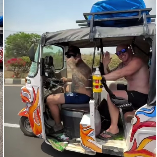 Kochi to Jaisalmer in an auto-rickshaw? These Australian tourists are doing it