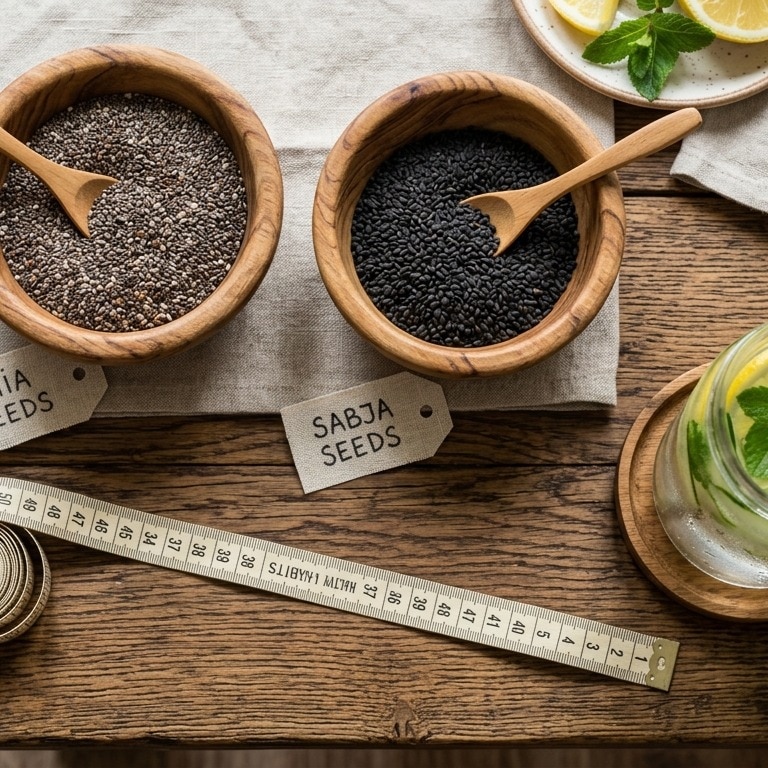 Sabja seeds or chia seeds: Which is better for belly fat loss?