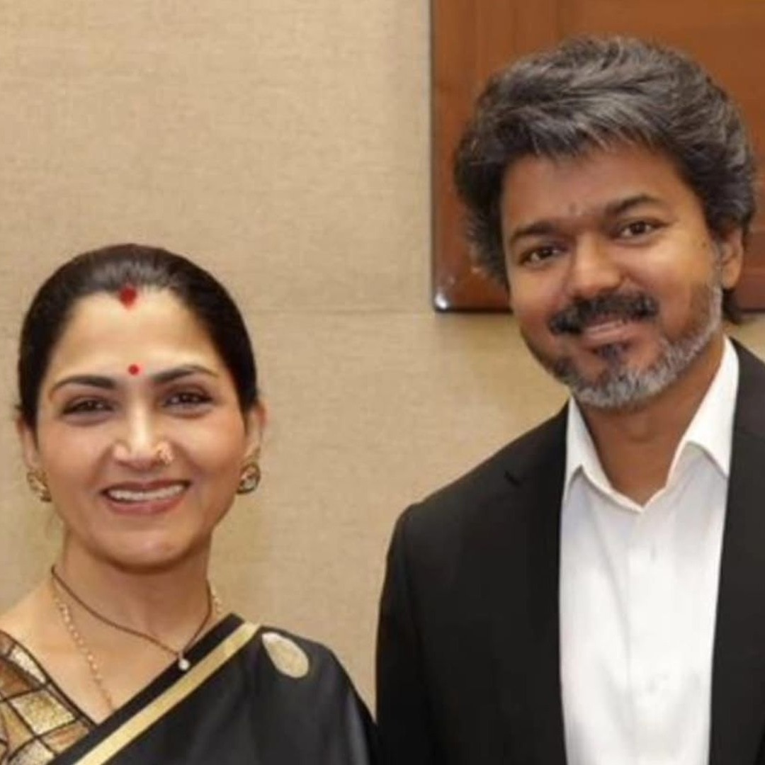 Actor Khushbu Sundar felicitates Tamil Nadu CM Vijay, calls it emotional moment