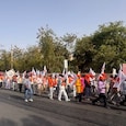 Lakhs of tribal community members from across India gathered in the national capital for the Janjati Sanskritik Sangam Lakhs of tribal community members from across India gathered in the national capital for the Janjati Sanskritik Sangam