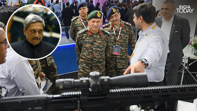 Social Media) late former defence minister manohar parrikar mgp series sss defence bengaluru based arms manufacturer indian ordnance factories iof small arm manufacturing private oem india