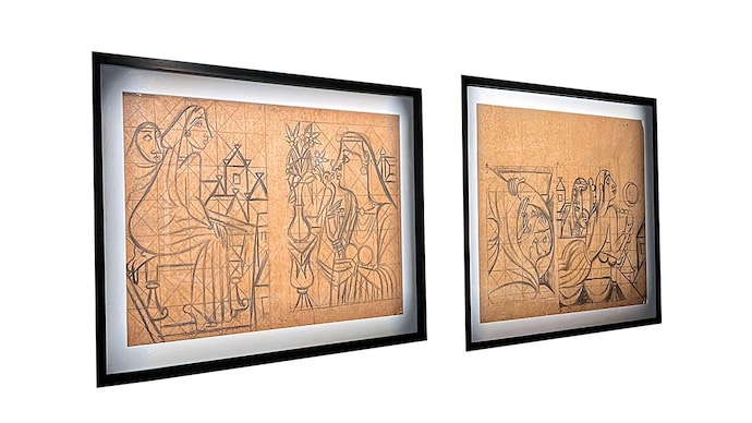 EARLY IMPRESSIONS: Artworks by A.A. Rabba on display at Thapar Gallery, Delhi