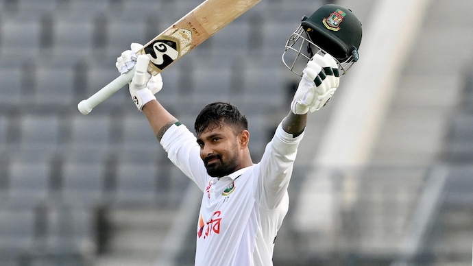 Litton Das rescues Bangladesh on Day 1 of 2nd Test. (AFP Photo) Litton Das