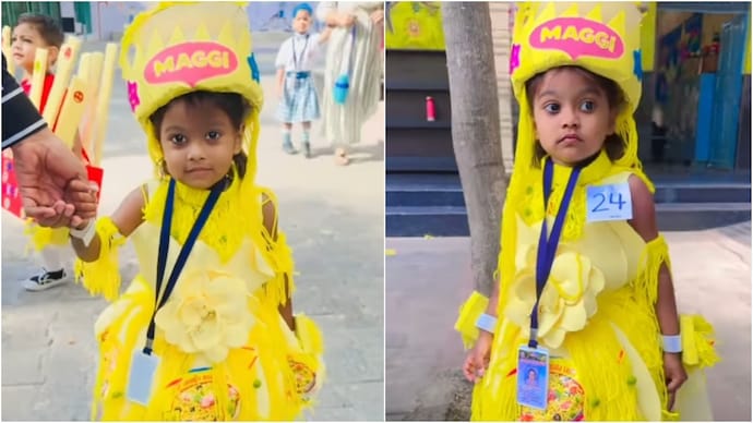 A little girl's cute Maggi costume has left the internet gushing. (Photo: Instagram) maggi