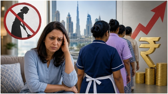 A Noida man's X post describing the house-help crisis after West Bengal election results has gone viral. (Photo: AI generated) maid crisis