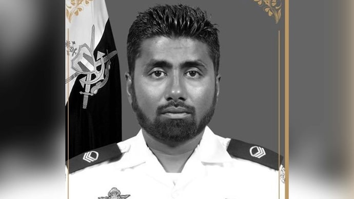 The deceased military diver has been identified as Staff Sergeant Mohamed Mahudhee. (Photo: @AhmedMahloof/X) Maldivian diver