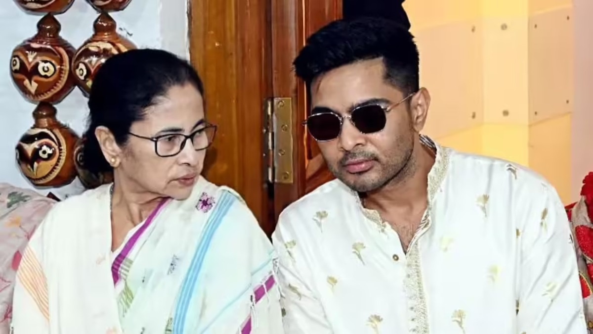 Mamata Banerjee and her nephew Abhishek Banerjee