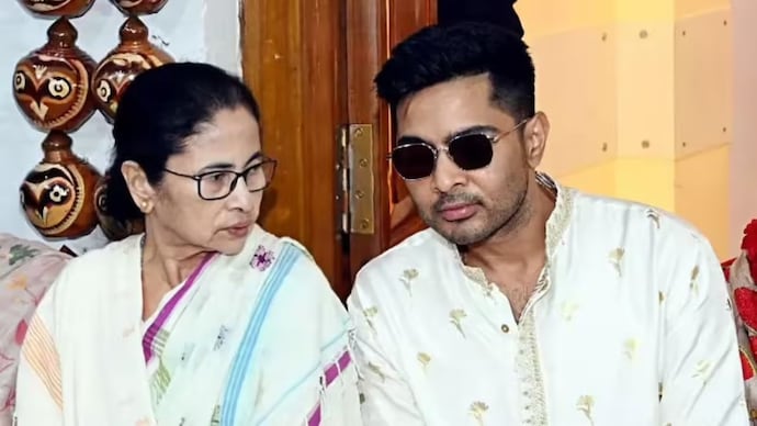 Mamata Banerjee and her nephew Abhishek Banerjee Mamata Banerjee and her nephew Abhishek Banerjee