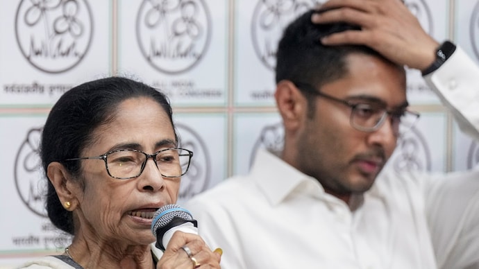 Mamata Banerjee and her nephew MP Abhishek Banerjee Mamata Banerjee and her nephew MP Abhishek Banerjee