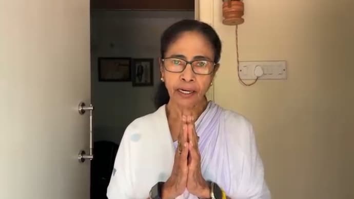 TMC boss and Bengal CM Mamata Banerjee. mamata banerjee bengal poll results video message