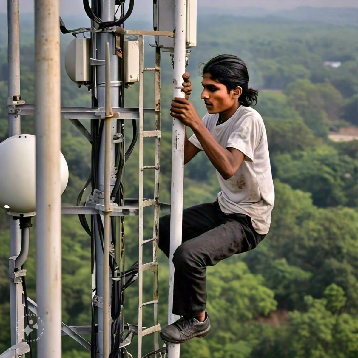 UP auto driver climbs mobile tower in protest against threats over land dispute
