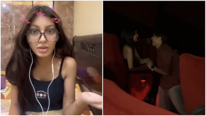 Man who danced to Palat in theatre for girlfriend cheated on her? Viral post says so (Photos: @pragatichupkr/Instagram) Man who danced to Palat in theatre for girlfriend cheated on her? Viral post says so