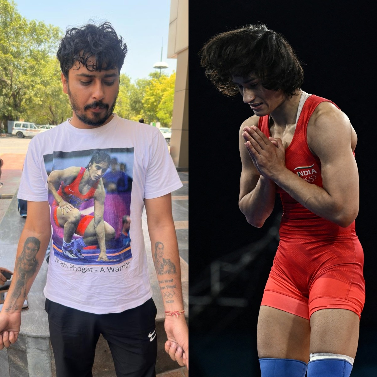 Don’t forget Vinesh Phogat: Superfan inks wrestler’s face before Asian Games trials