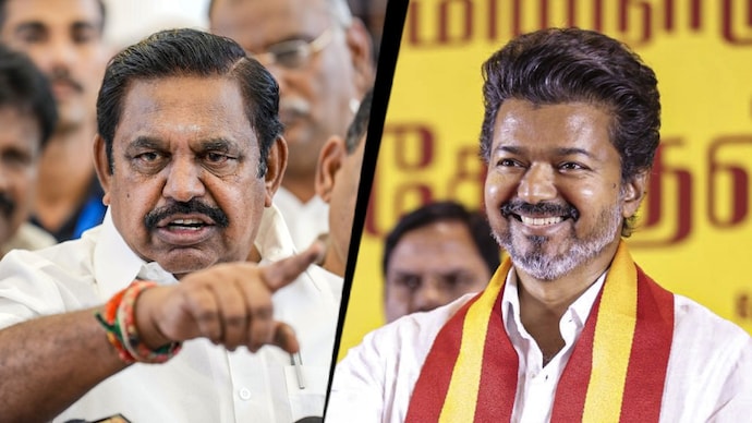 Many MLAs from EPS-led AIADMK extended support to Vijay's TVK. (Photos: PTI) Many MLAs from EPS-led AIADMK extended support to Vijay's TVK. (Photos: PTI)