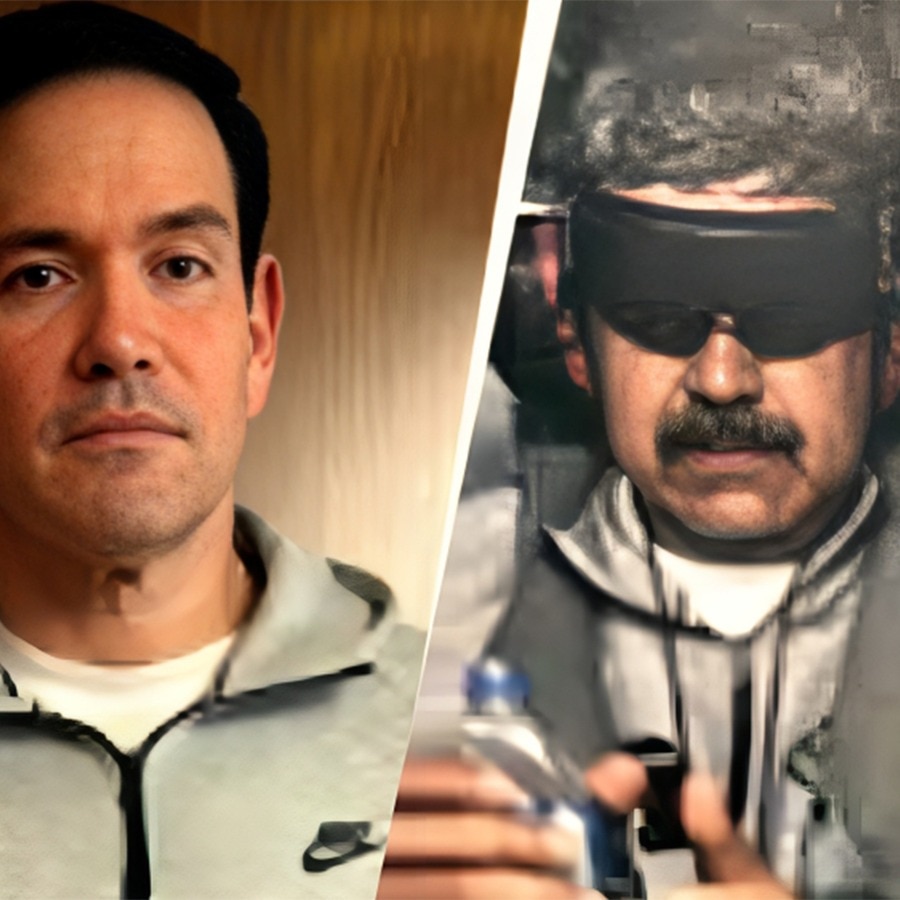 Maduro capture-inspired fashion? Marco Rubio spotted in similar Nike tracksuit