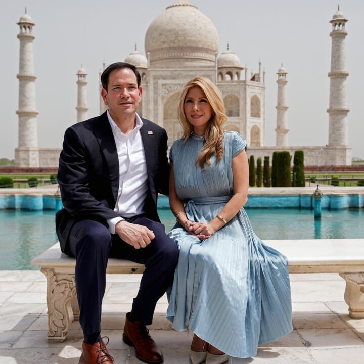 Amid Iran diplomacy, Marco Rubio tours Taj Mahal in scorching summer hit