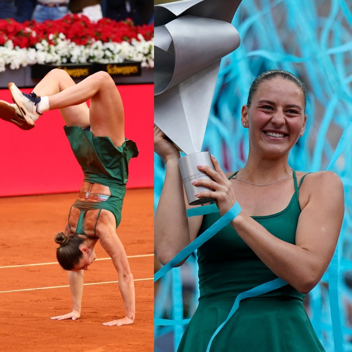 Marta Kostyuk caps off dream Madrid Open title with backflip celebration: Watch