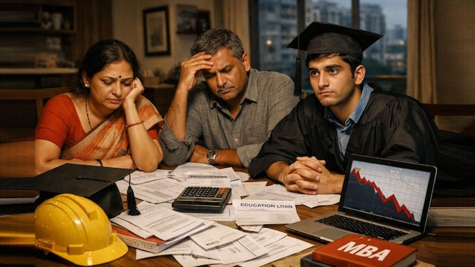 Companies are hiring, budgets are intact, and yet most freshers remain jobless. The Unstop Talent Report 2026 breaks down the uncomfortable truth behind India’s placement system. (AI-generated image)