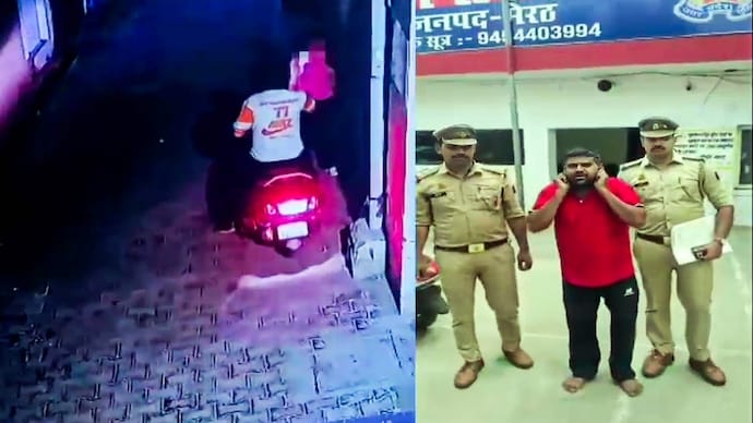 A man in Uttar Pradesh’s Meerut was arrested after a CCTV video showed him molesting a teenage girl. Meerut