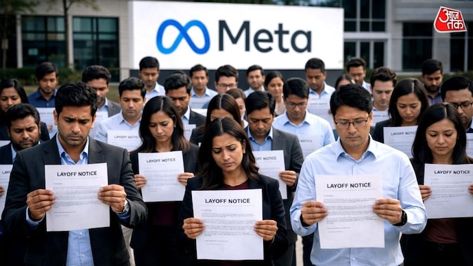 Meta layoffs to begin soon, 8,000 employees to lose jobs. (Image generated using AI for representational purposes) META करने वाली है बड़े लेवल पर छंटनी. (Photo: ITG )