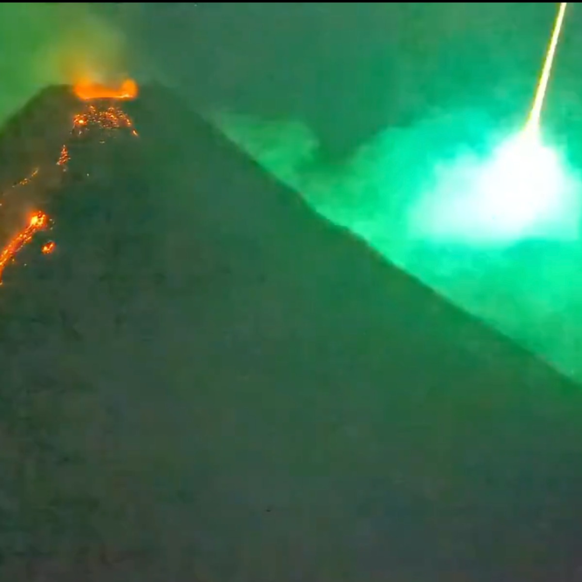 Watch: Stunning meteor crashes above erupting volcano in the Philippines