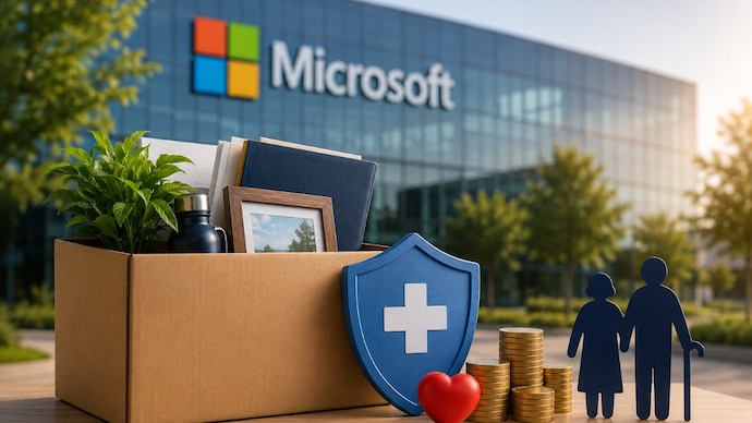 Microsoft opens voluntary exit option for employees, offering free healthcare, cash and other things. (Image generated using AI) Microsoft