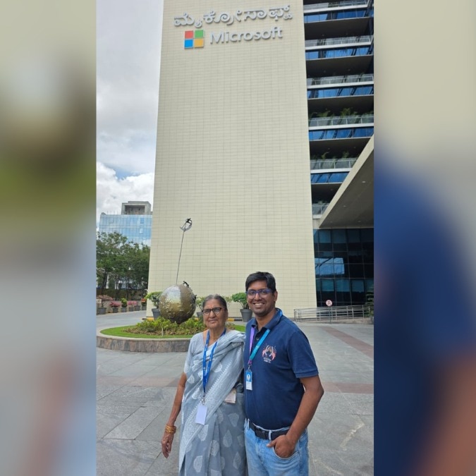 Microsoft techie’s office tour for dadi ends with a message he'll never forget