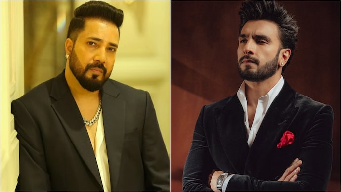 Mika Singh (left) extended support to Ranveer Singh (right) and called him a brother. (Credit: Instagram/@mikasingh @ranveersingh) Mika Singh, Ranveer Singh